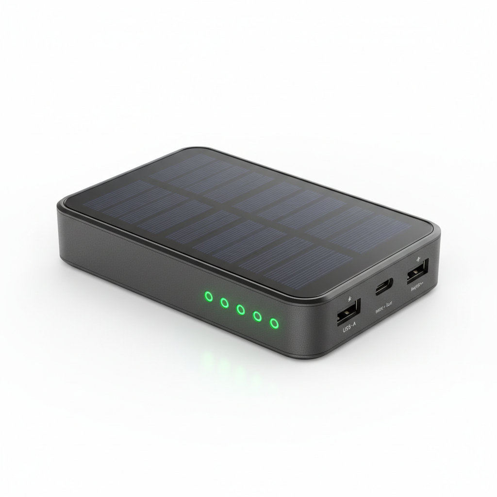 High-Capacity Solar Power Bank