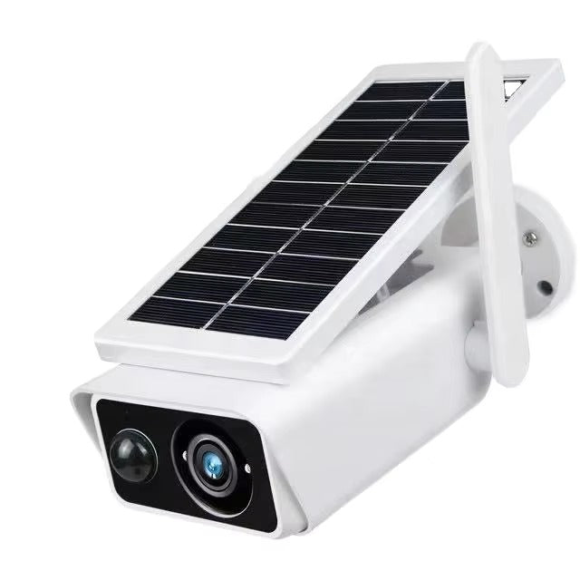 4MP Solar Battery Powered Bullet Security Camera | Outdoor PIR WiFi IP Camera