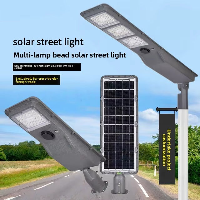 Factory-supplied Waterproof Integrated Solar LED Street Light, CE Certified, 5-Year Warranty, Aluminum Alloy Structure, Remote Control