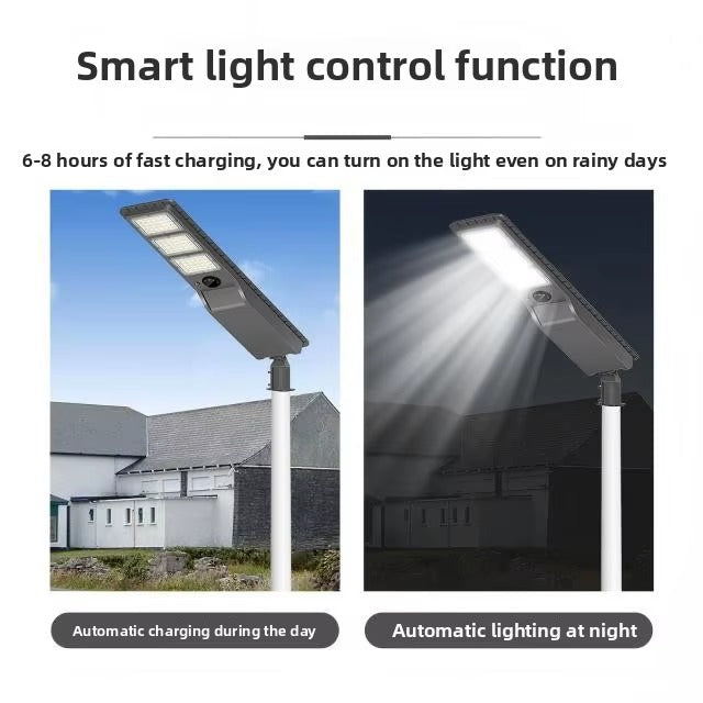 Factory-supplied Waterproof Integrated Solar LED Street Light, CE Certified, 5-Year Warranty, Aluminum Alloy Structure, Remote Control
