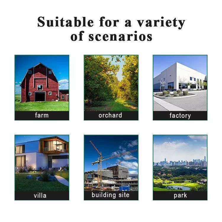 Wireless Outdoor 4CH 4MP Solar Security Camera System, WiFi NVR Kit, CCTV Solar Security Camera System