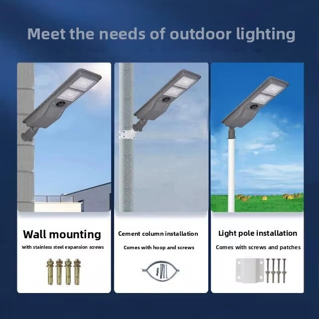 Factory-supplied Waterproof Integrated Solar LED Street Light, CE Certified, 5-Year Warranty, Aluminum Alloy Structure, Remote Control